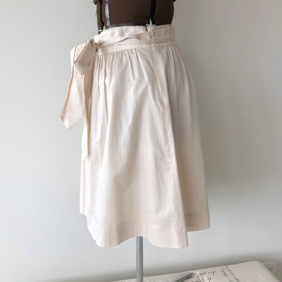 J Crew Midi Dirndl Skirt with Tie - Picture 3 of 7